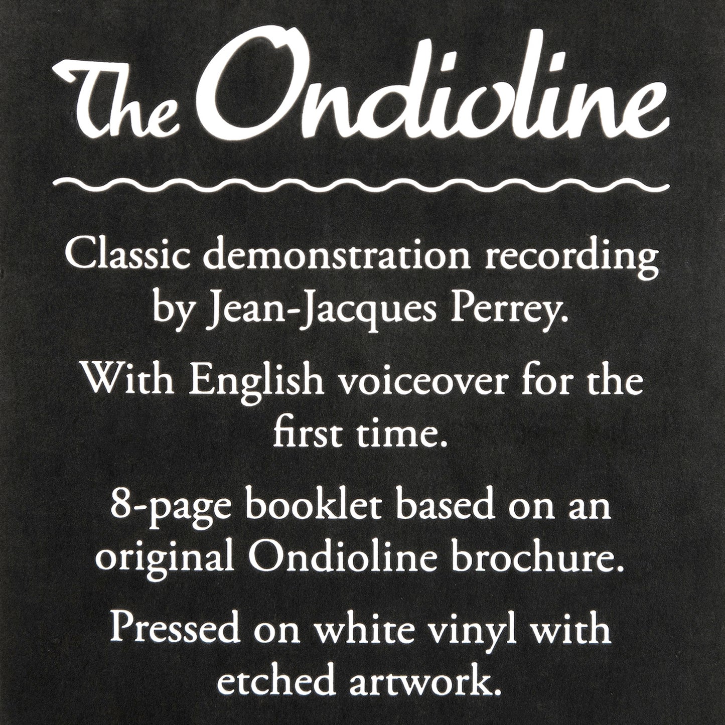 The Ondioline - Deluxe 7" Vinyl