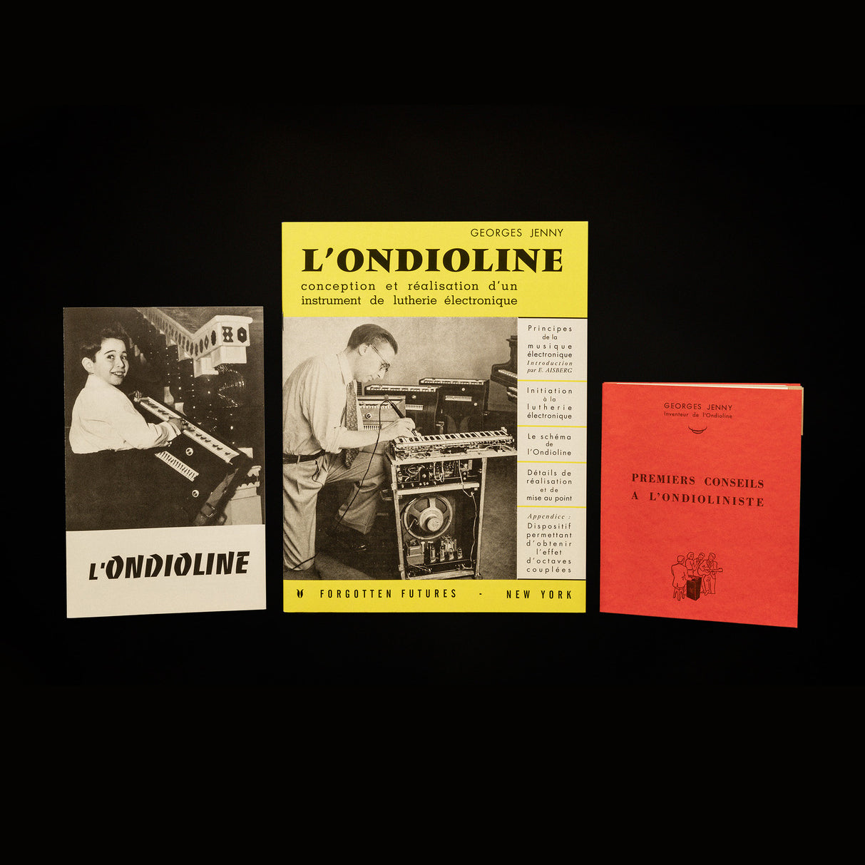 Lot de trois documents sur l’Ondioline - français
