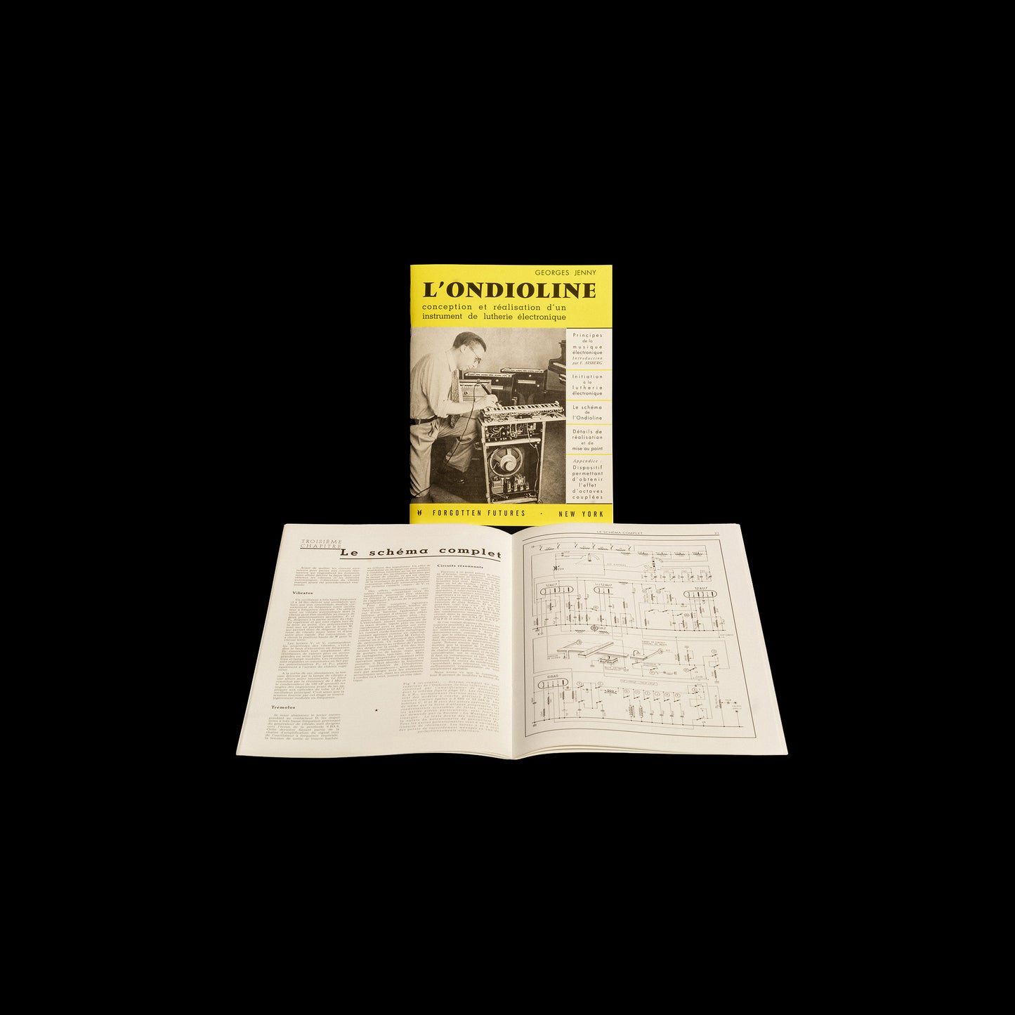 Lot de trois documents sur l’Ondioline - français