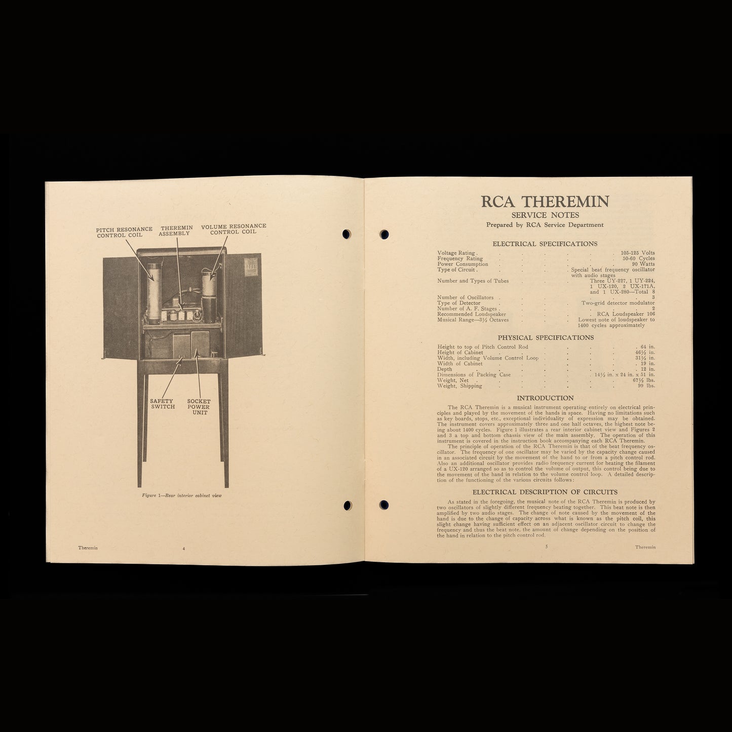 RCA Theremin Service Notes