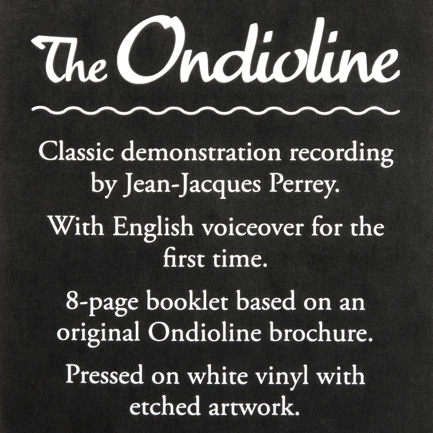 The Ondioline - Deluxe 7" Vinyl
