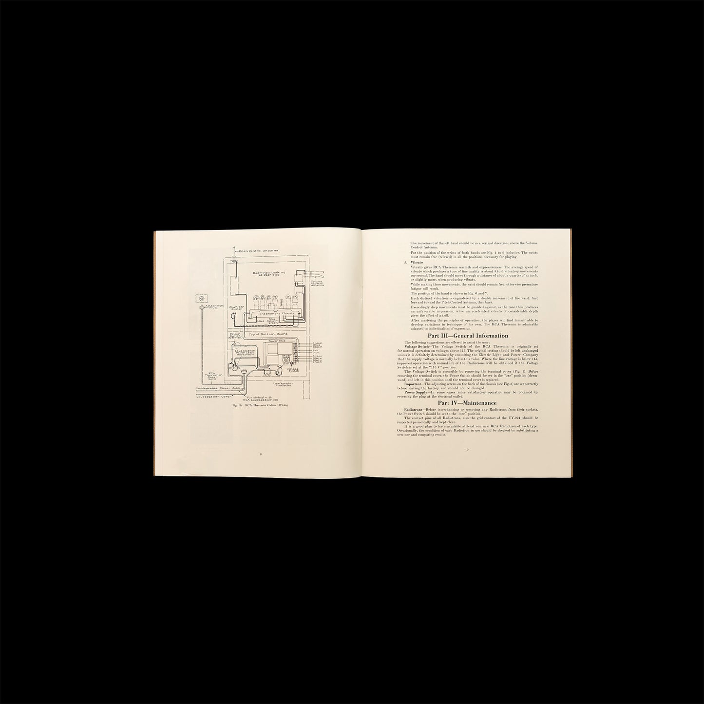 RCA Theremin Owner's Manual