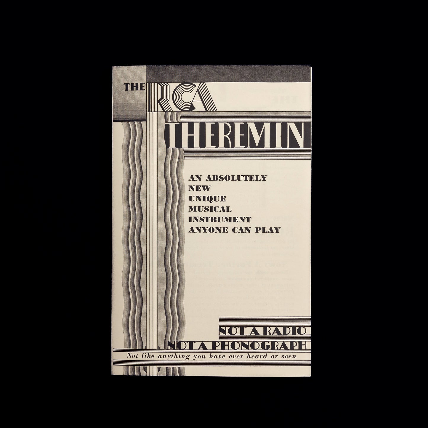 RCA Theremin Sales Brochure