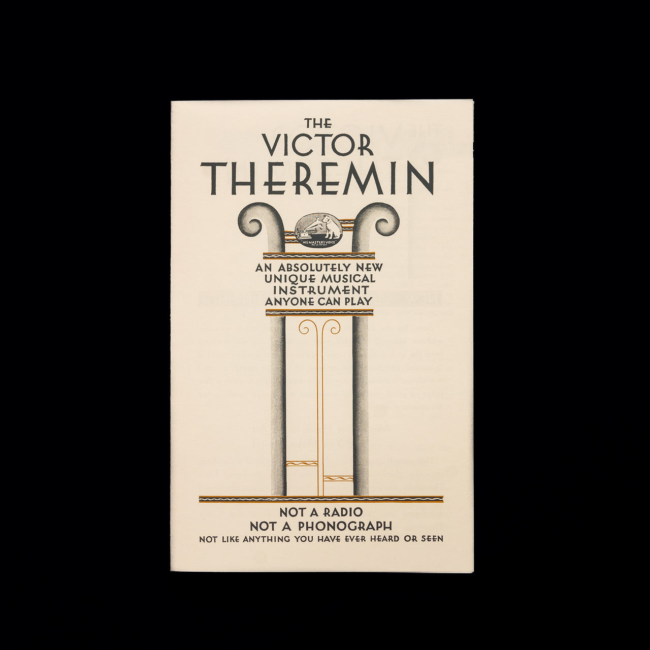 Victor Theremin Sales Brochure